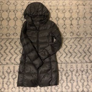Uniqulo Packable Down Long Jacket w/ Hood XS